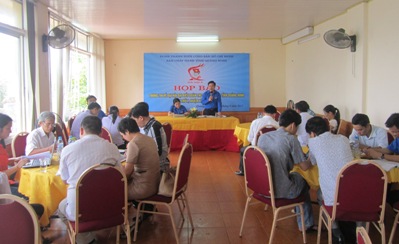 Quang cảnh buổi họp báo thông tin về Đại hội đại biểu Đoàn TNCS Hồ Chí Minh tỉnh Quảng Ninh lần thứ X.